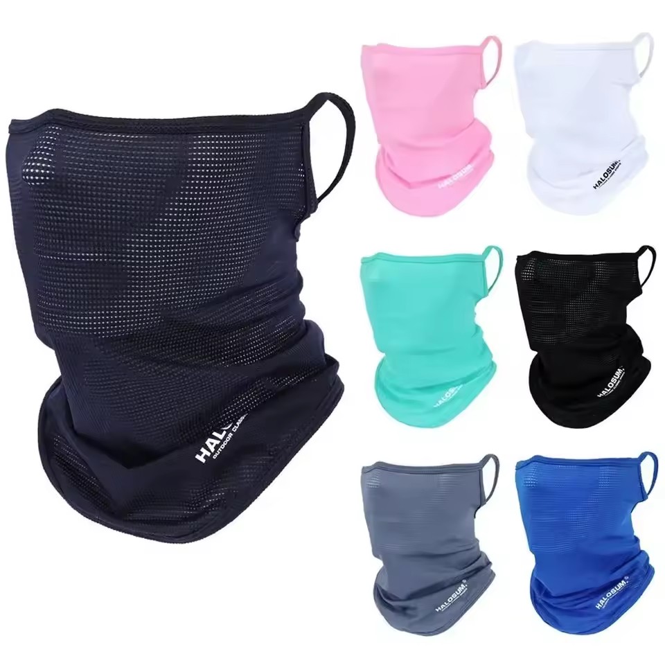 Sports Mask Breathable - Cagoule intégrale en soie glacée, protection