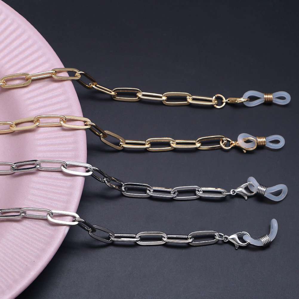 Mask Chain Holder - Chaîne de lunettes en métal doré