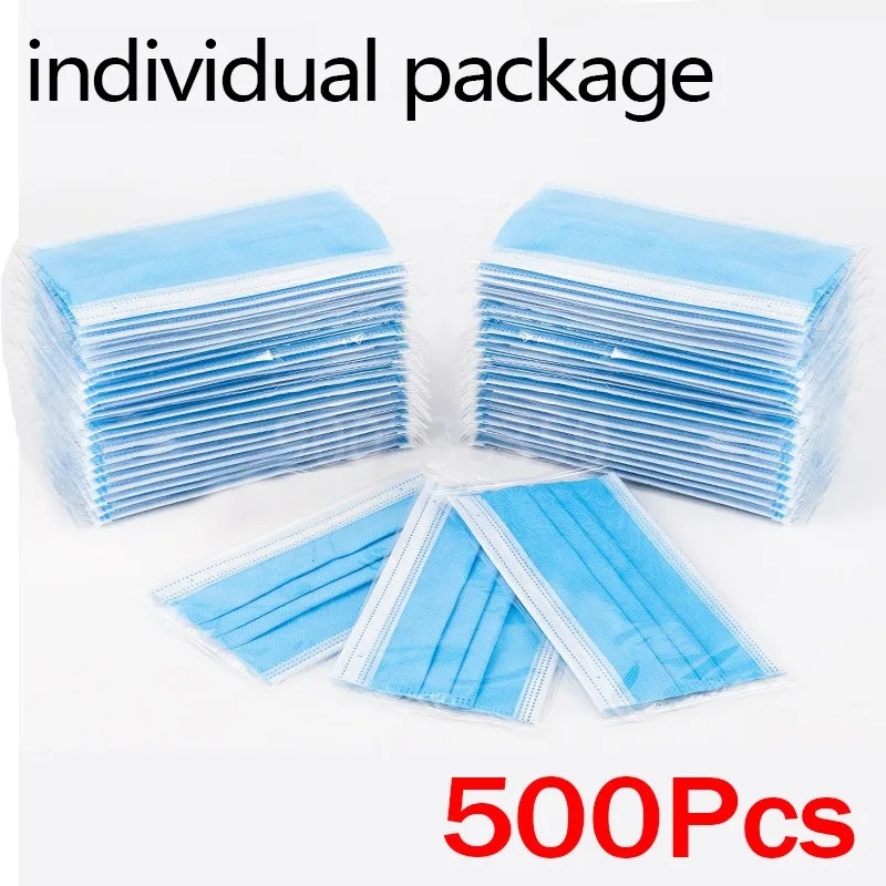 Masques jetables pour adultes, - Disposable Mask Blue avis et prix