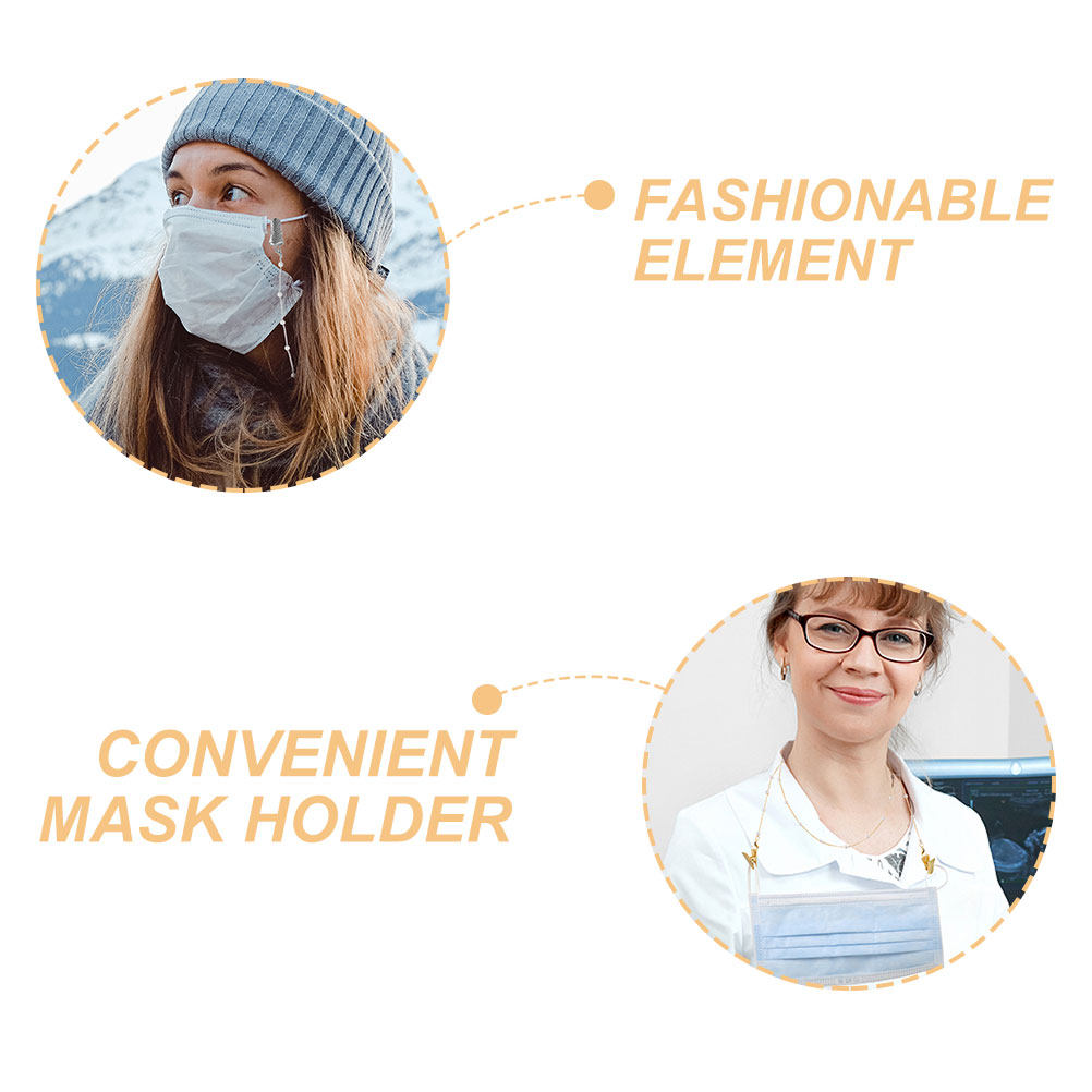 Lot de 2 Cordons à Lunettes Pe - Mask Chain Holder avis et prix